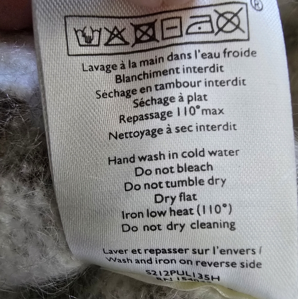 SÉZANE Indiana Leopard Print Mohair Knit Jumper Sweater Ivory Green - Picture 11 of 13